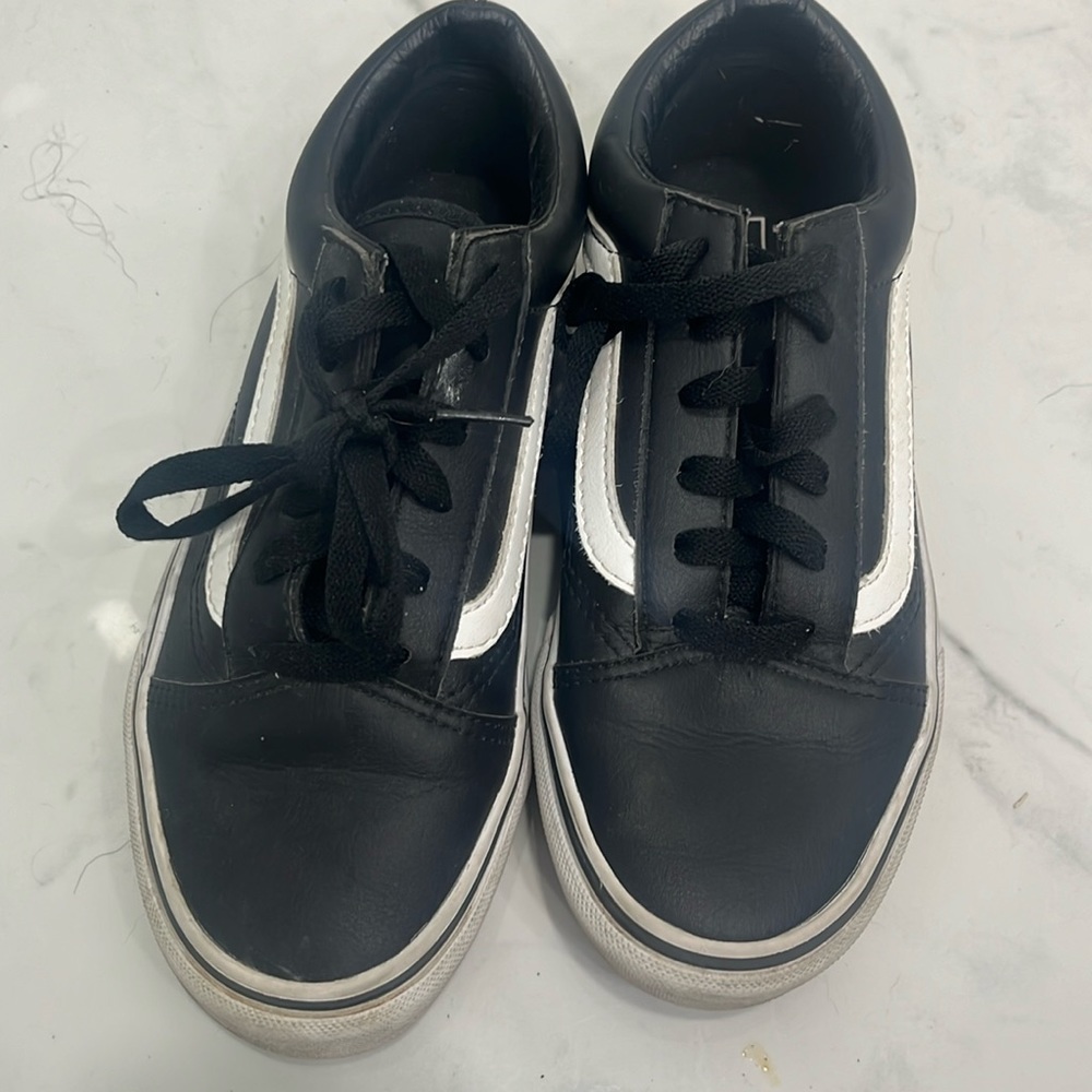 Leather vans